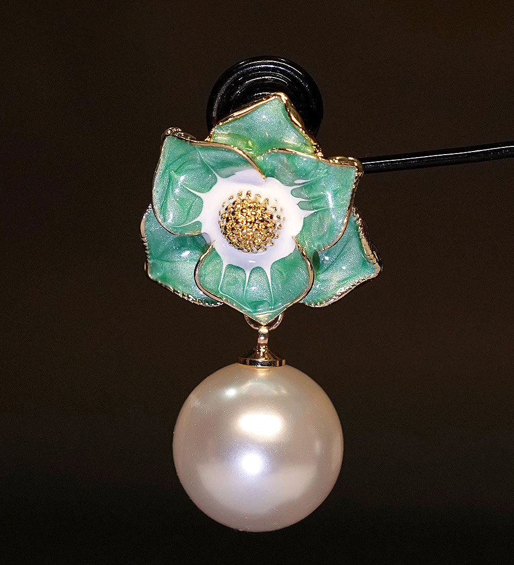 Elegant Pearl Drop Earrings for women