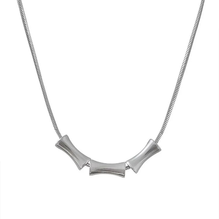 Minimal Men's Pendant Necklace – Steel Chain | Auksia