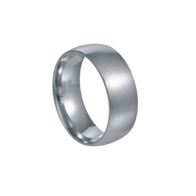 1 Piece Simple Style Geometric Stainless Steel Plating Men S Rings