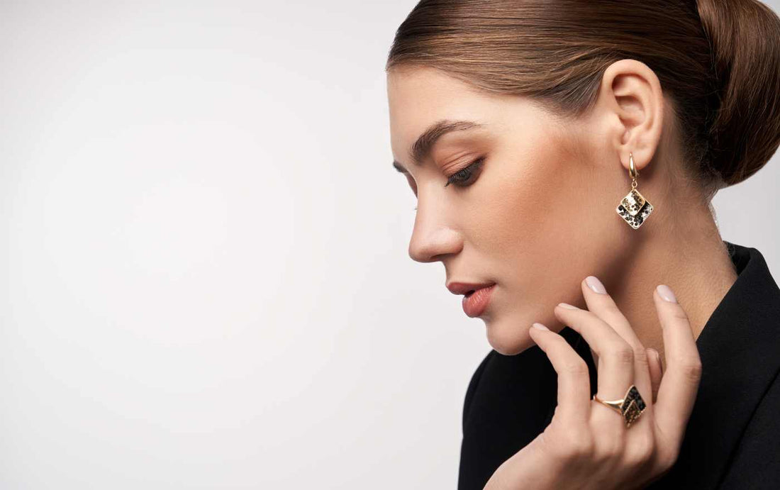 gold look-alike earrings under ₹1000