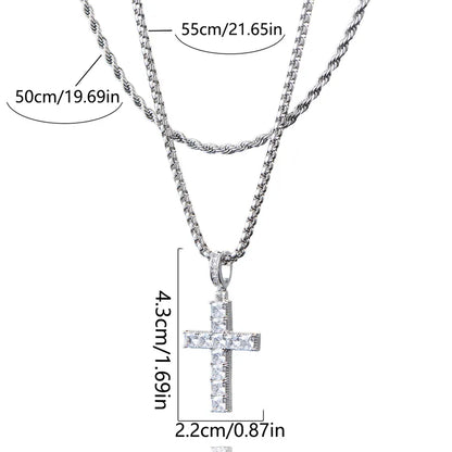 Men's Layered Pendant Necklace – Alternate Drop | Auksia