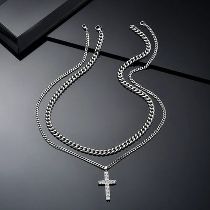 Men's Layered Pendant Necklace – Alternate Drop | Auksia