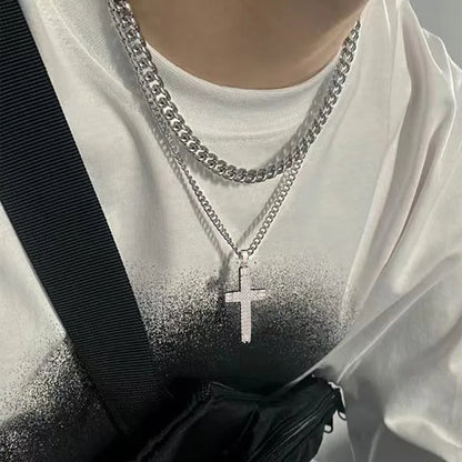 Men's Layered Pendant Necklace – Alternate Drop | Auksia