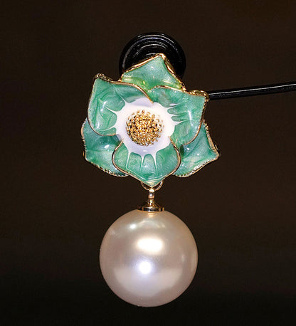 Elegant Pearl Drop Earrings for women