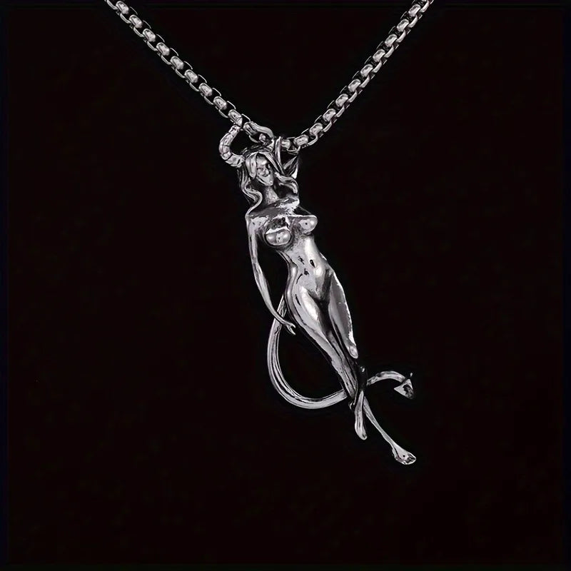 Minimal Men's Pendant Necklace – Two-Tone | Auksia