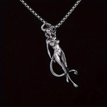 Minimal Men's Pendant Necklace – Two-Tone | Auksia