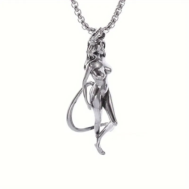 Minimal Men's Pendant Necklace – Two-Tone | Auksia