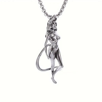 Minimal Men's Pendant Necklace – Two-Tone | Auksia