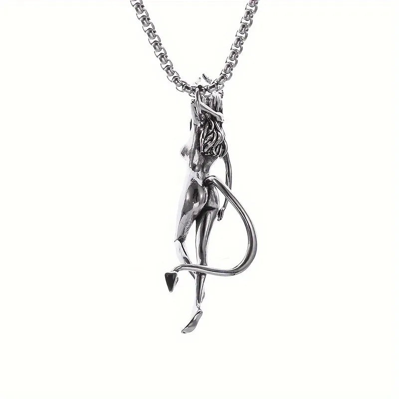 Minimal Men's Pendant Necklace – Two-Tone | Auksia
