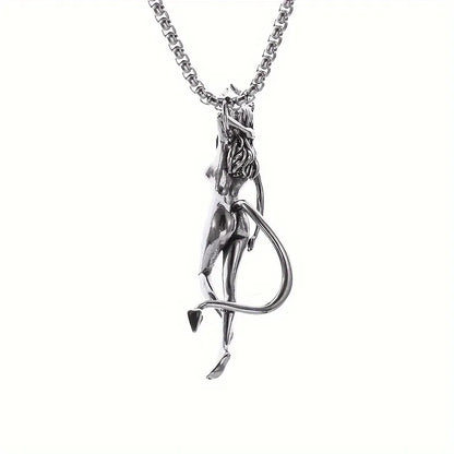 Minimal Men's Pendant Necklace – Two-Tone | Auksia