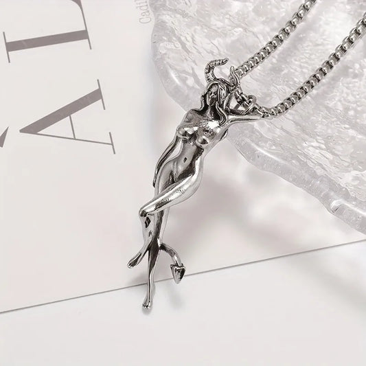 Minimal Men's Pendant Necklace – Two-Tone | Auksia