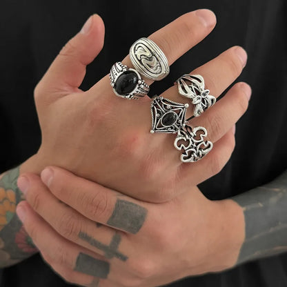 Men's Patterned Band Ring – Style 5 | Auksia