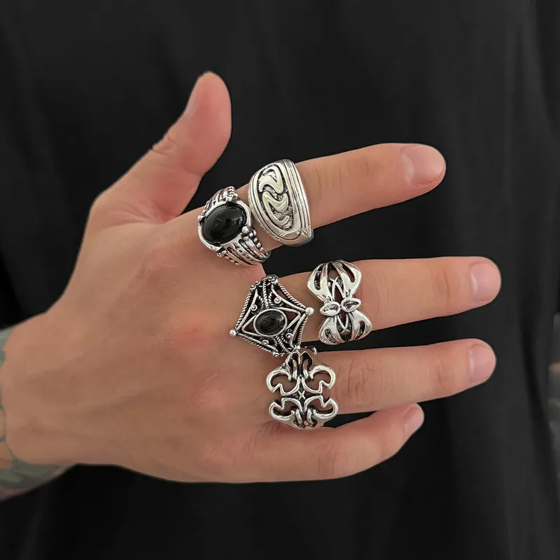Men's Patterned Band Ring – Style 5 | Auksia