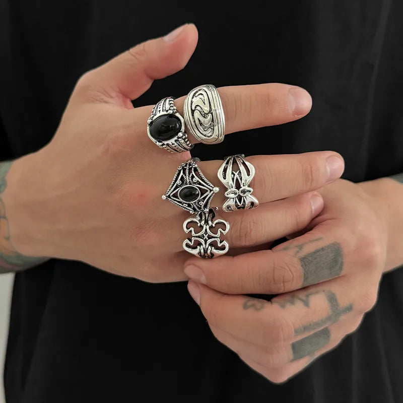 Men's Patterned Band Ring – Style 5 | Auksia