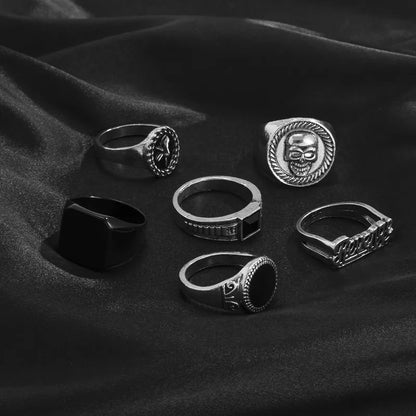 Men's Crystal-Set Ring – Refined Detail | Auksia