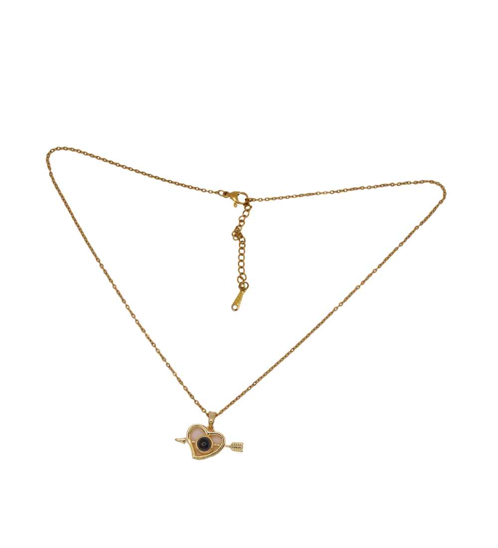 Trendy Rose Gold Chain Necklace with elegant locket