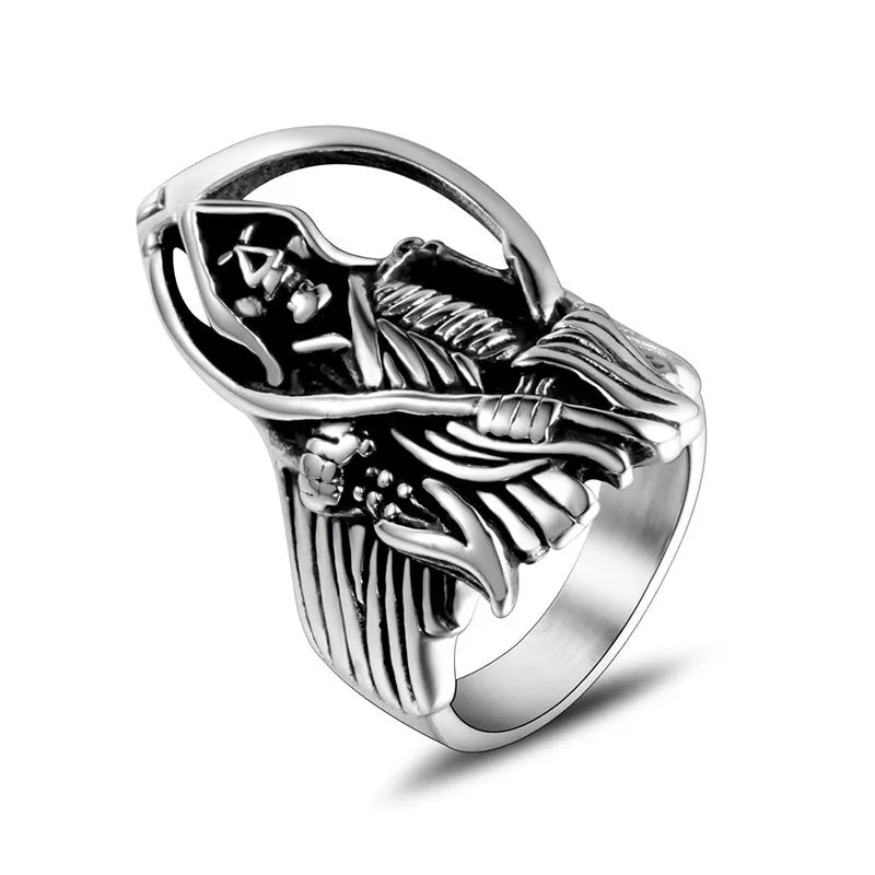 Men's Premium Statement Ring – Heavy Steel | Auksia
