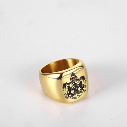 Men's Wide Band Ring – Modern Finish | Auksia