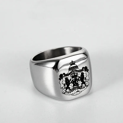 Men's Wide Band Ring – Modern Finish | Auksia