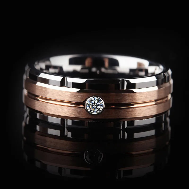 Men's Heavy Band Ring – Brushed Statement | Auksia