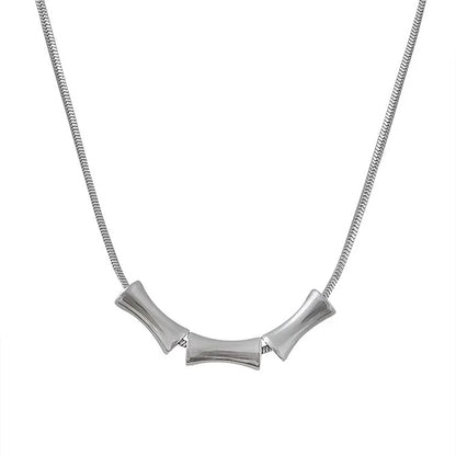Minimal Men's Pendant Necklace – Steel Chain | Auksia