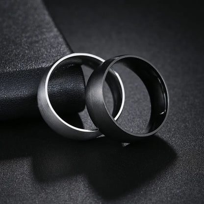 1 Piece Simple Style Geometric Stainless Steel Plating Men S Rings