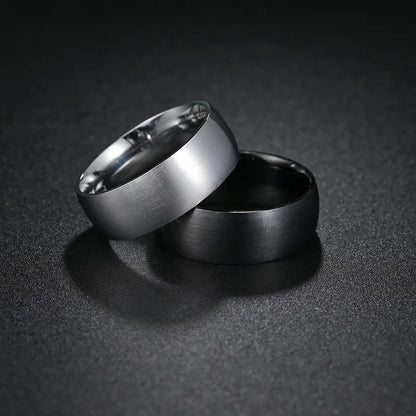 1 Piece Simple Style Geometric Stainless Steel Plating Men S Rings