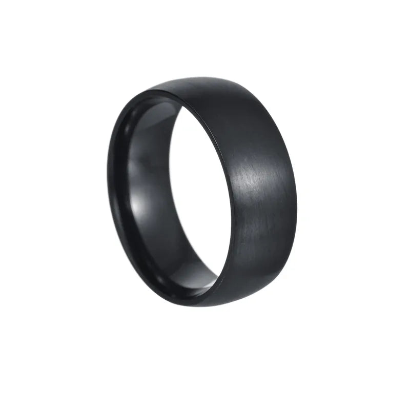 1 Piece Simple Style Geometric Stainless Steel Plating Men S Rings