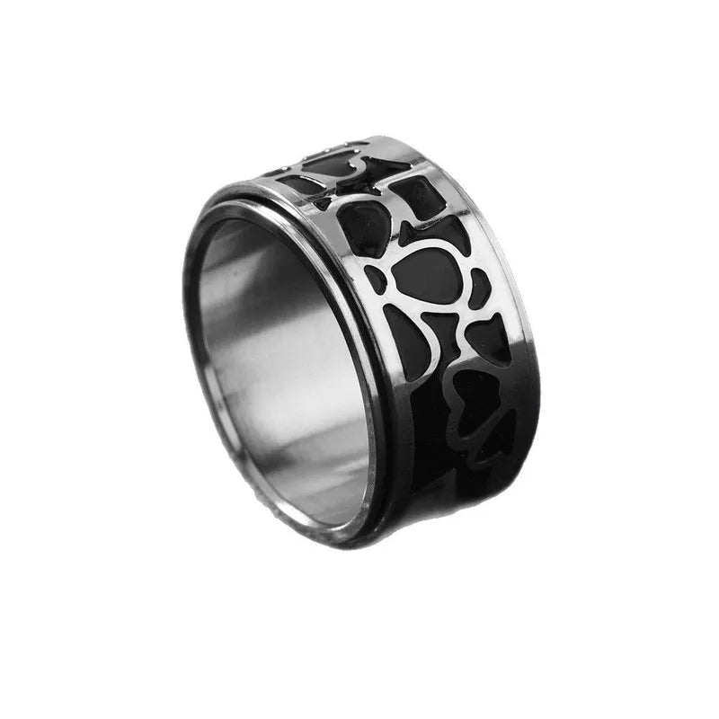 Men's Patterned Band Ring – Style 3 | Auksia
