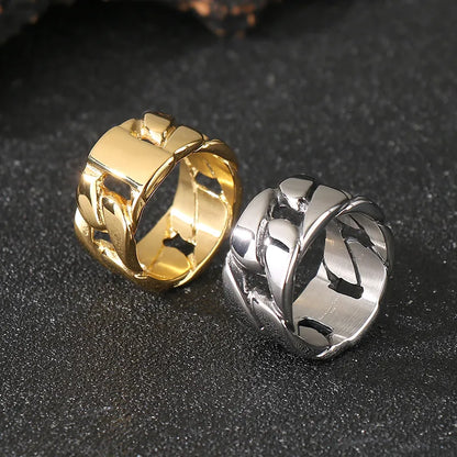 Men's Patterned Band Ring – Style 2 | Auksia