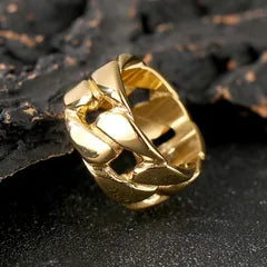 Men's Patterned Band Ring – Style 2 | Auksia