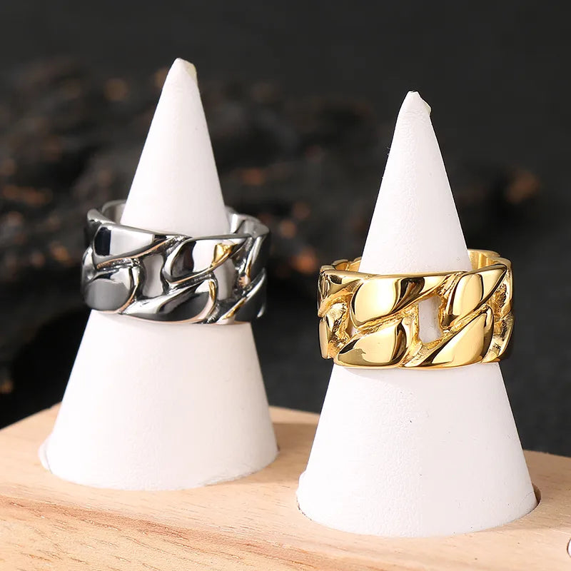 Men's Patterned Band Ring – Style 2 | Auksia