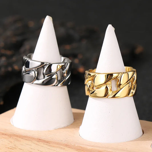 Men's Patterned Band Ring – Style 2 | Auksia