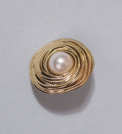 Gold plated Ethnic Style Flower Bead Stud Earrings